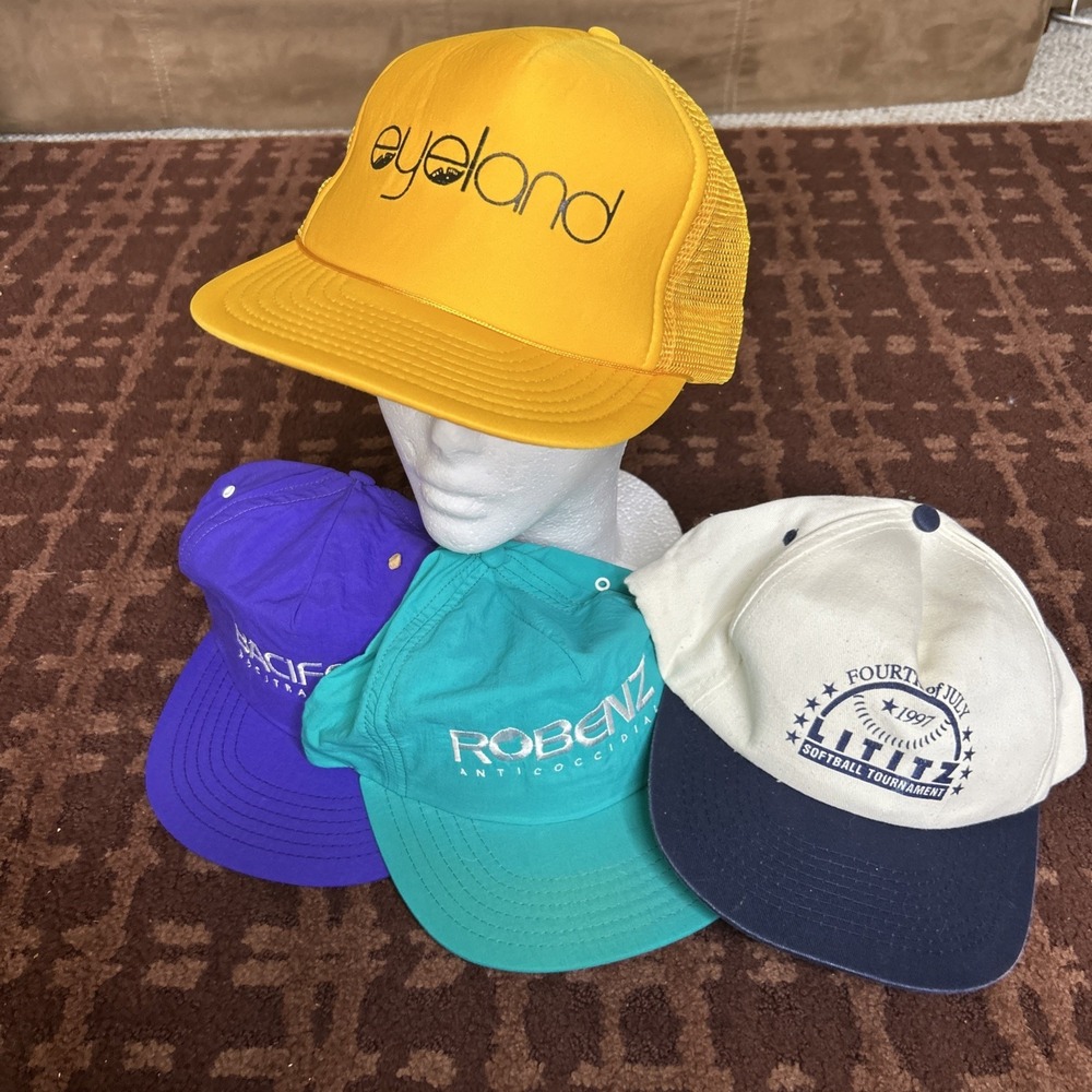 Lot Of Four SnapBack Hats
